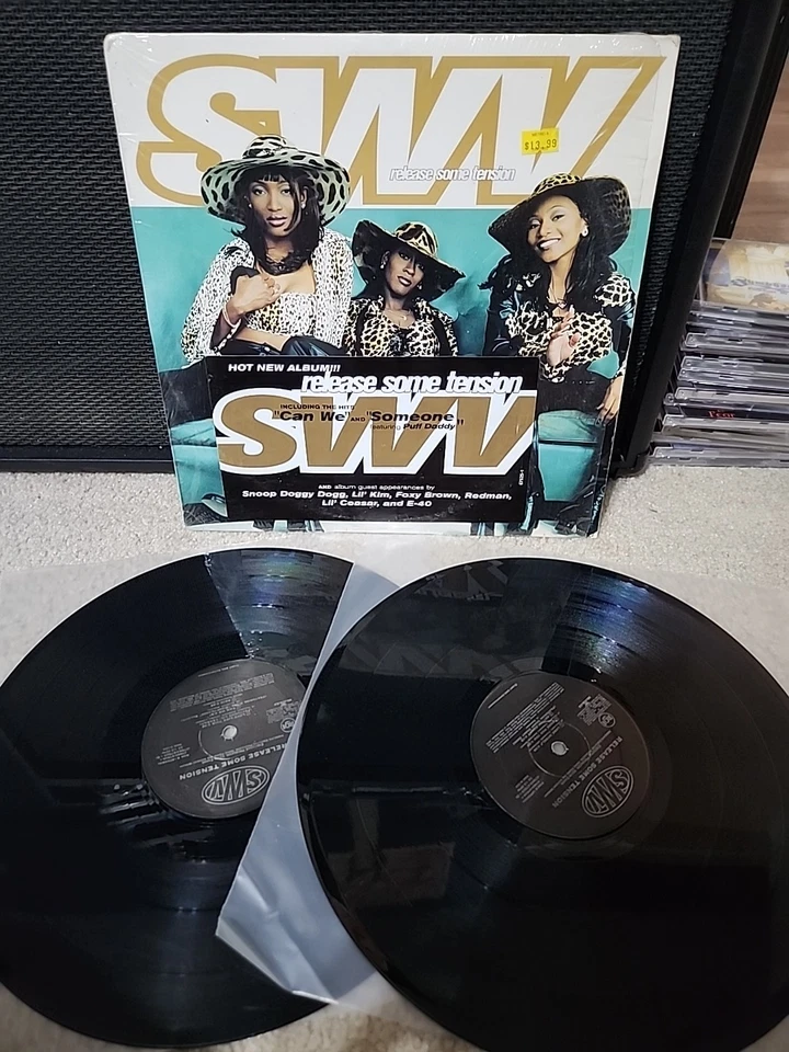 SWV Release Some Tension 2lp Vinyl 1997 1st Press Shrink/Hype VG+/VG+ Wax Foto 1 de 4