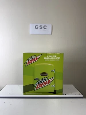 2020 Mountain Dew MIS134MD 6-Can Mini Fridge NEW RARE - Image 1 of 2