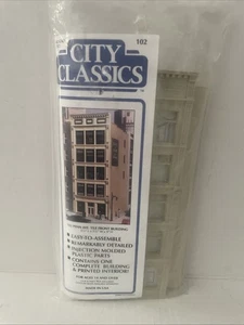 City Classics HO Scale Penn Ave Tile Front Building Kit 102 Sealed - Bild 1 von 6