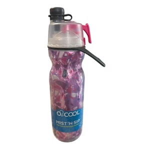 O2COOL Mist N' Sip® Water Bottle for Drinking and Misting - Pink Terrazzo - Picture 1 of 2