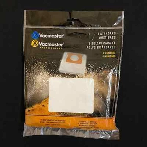 Vacmaster 4-5 Gallon Standard Vacuum Dry Dust Bags for Shop-Vac - 3-Pack - Picture 1 of 2
