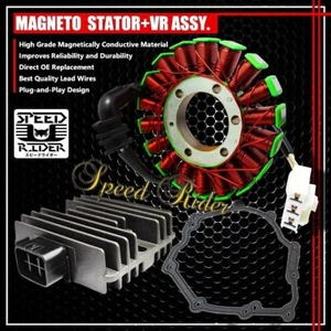 FOR 06-16 YAMAHA YZFR6 MAGNETO COIL STATOR+VOLTAGE REGULATOR RECTIFIER+GASKET - Bild 1 von 12