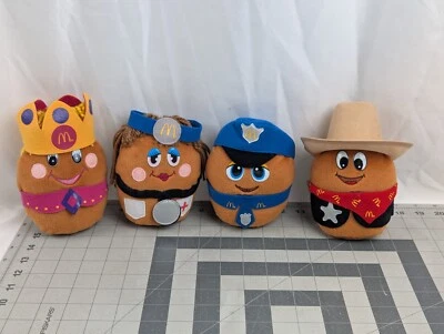Douglas McDonalds McNugget Buddies Plush Lot Princess Ann Officer Joe Roy Nugget - Image 1 of 4