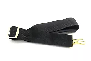 HEAVY DUTY WEB LIKE 1 1/2 INCH ADJUSTABLE BLACK CAMERA OR CAMERA BAG STRAP MINT - Picture 1 of 2