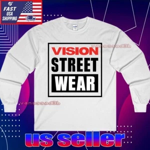 CAMISA NUEVA VISION STREET WEAR LOGO LS CAMISETA DIVERTIDA AMERICANA UNISEX TALLA S-5XL - Imagen 1 de 7