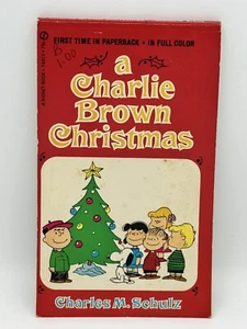 Vintage 1965 A Charlie Brown Christmas In Full Color Book - Foto 1 di 7