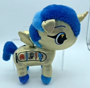 Tokidoki Cleo the Unicorn 8” Blue & Metallic Gold Plush Animal - Picture 1 of 7