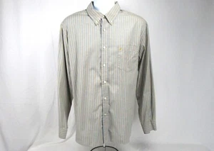 Nautica Classic Fit Dress Shirt Mens XL Wrinkle Resistant Casual Long Sleeve - Picture 1 of 6