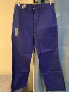 *Lacoste Men's Blue Chino Classic Fit Pant - Size 34x30 NEW - Picture 1 of 8