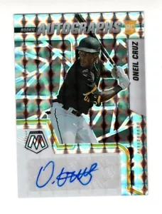 2022 Panini Mosaic ONEIL CRUZ *ROOKIE AUTO MOSAIC PRIZM* Pirates - Picture 1 of 3