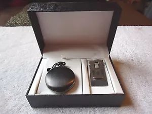 Pocket Watch Gift Set " NIB " BEAUTIFUL WATCH SET " - Picture 1 of 11