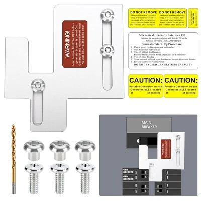 Generator Interlock Kit with Eaton Cutler Hammer Generator BR and CH - Image 1 of 4