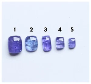 Natural Tanzanite Gemstone AAA+++ Blue Tanzanite Polished Loose Cabochon - Picture 1 of 7