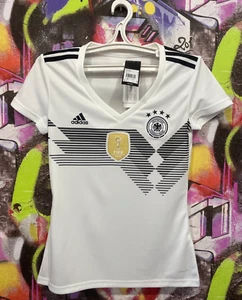 Germany 2018 2019 Home Football Shirt Soccer Jersey World Cup Adidas Womens M - Picture 1 of 12
