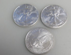 Lot of 3 Silver 2024 American Eagle 1 oz. Fine .999 Us oz Coins