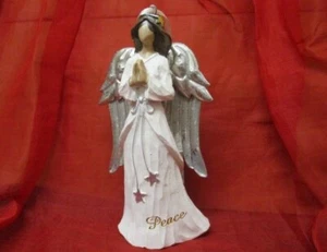 St. Nicholas Square PEACE & LOVE ANGEL 5 ¼” Hanging Ornament RN#73277 ~ mint NWT - Picture 1 of 4