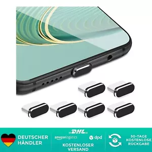 cobee USB C Staubstecker Set, 6 Stück Typ C Port Stecker, Anti Staub Abdeckka... - Bild 1 von 2