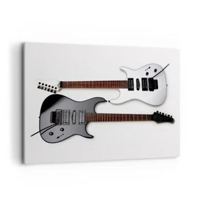 Wandbilder 120x80cm Leinwandbild E-Gitarren Streicher Musikinstrument Bilder - Bild 1 von 10