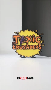 TOXIC CRUSADERS logo display Beena Studio - Picture 1 of 2