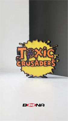 TOXIC CRUSADERS logo display Beena Studio