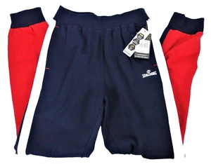 Youth XL(18) Spalding Fleece Sweatpants Joggers Red White Blue Lounge Pant - Picture 1 of 3