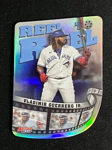 2023 Bowman's Best VLADIMIR GUERRERO JR. CARRETE A CARRETE TROQUELADO AZUL ARRENDAJOS RR-28 - Imagen 1 de 2