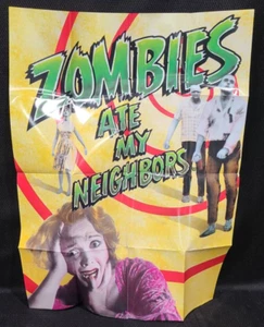 Zombies Ate My Neighbors Authentic Double Sided Reversible Poster - Picture 1 of 6