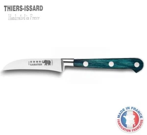 Thiers-Issard Sabatier Stainless Steel Incurved Pairing Knife 9cm Blue Stamina - Picture 1 of 2