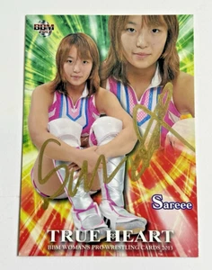 2013 BBM Japan Woman's Wrestling True Heart Sareee Hard Signed Autogrammkarte - Bild 1 von 8