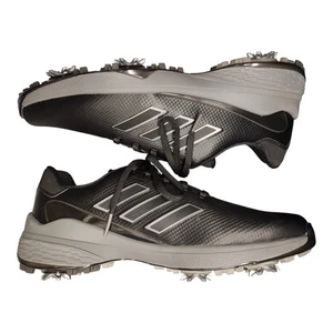 Adidas Lightstrike Golfschuhe Herren 8 schwarz grau Spikes sportlich Schnürschuhe GW1178 - Bild 1 von 7