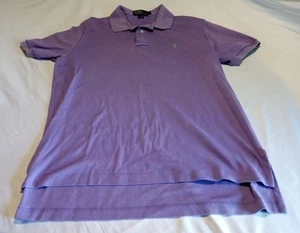 Polo by Ralph Lauren Freizeit Poloshirt mit Kragen Kurzarm Herren Größe L Lila - Bild 1 von 6