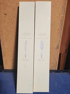 NUOVO Lenox True Love coltello da dessert e cake server set 2 pezzi con scatole $ 116 - Foto 1 di 6
