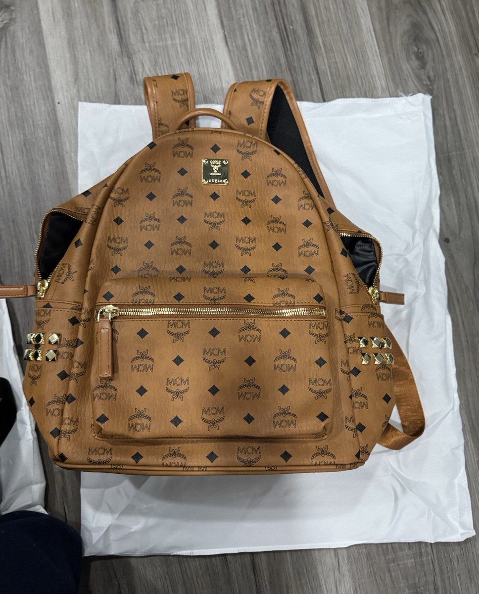 Brown MCM Backpacks for Men for sale | eBay