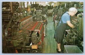 Amana IA-Iowa, Webmaschinen Amana Wollmühle, antike Vintage Postkarte G6 - Bild 1 von 2