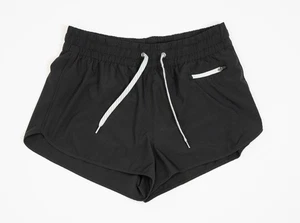 Vuori Clementine 2.0 Shorts Women’s Medium Black Drawstring Zip Pocket Lined - Picture 1 of 16