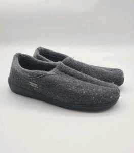 Haflinger Charcoal Gray Wool Clogs Slippers Size 40 - Picture 1 of 7