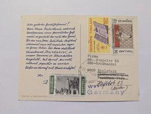 Thailand Karte 1971 nach Bielefeld  - Bild 1 von 4