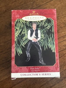 STAR WARS HAN SOLO SEGNO DISTINTIVO RICORDO ORNAMENTO SERIE DA COLLEZIONE 1999 NUOVO! - Foto 1 di 7