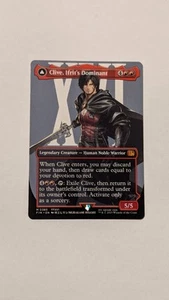 BORDERLESS 0385 Clive, Ifrit's Dominant FFXVI FIN Final Fantasy MTG - Picture 1 of 2