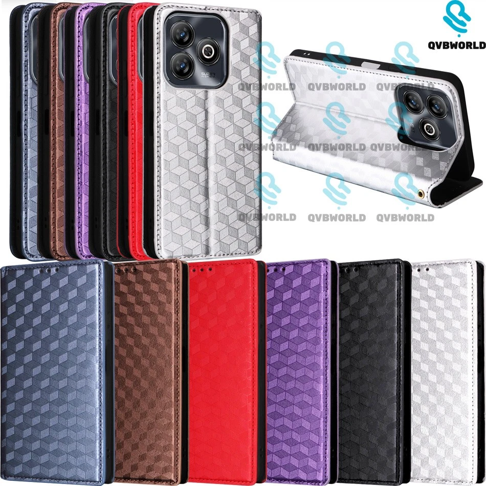 Phone Case Cover for ZTE Blade A75 A73 A54 V70 V60 Three-dimensional Wallet Case - Image 1 of 4