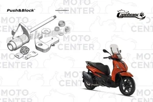 ANTIFURTO BLOCCA CAVALLETTO PUSH&BLOCK® PIAGGIO BEVERLY 350 IE ('16-'20) - BEVE - Picture 1 of 1