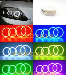 Bluetooth APP RGB Anillo Halo para Hyundai Tiburon 03-08 Sonata 02-05 LED ojo de ángel - Imagen 1 de 18