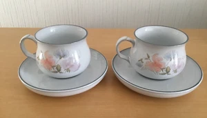 Juego de 2 tazas y platillos DENBY Encore NUEVO - Imagen 1 de 4