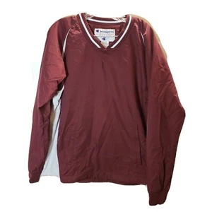 Champion Vintage Anorak Jacke Small Made in Philippines weinrot bestickt - Bild 1 von 9