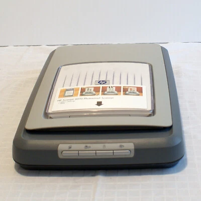HP ScanJet 4070 PhotoSmartFlatbed Scanner with Power Supply - Image 1 of 4