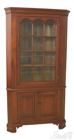 F58238EC: Benchmade 2 Piece Solid Cherry Country Corner Cabinet Cover