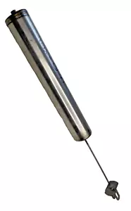 Scrap Piece Of 2" SCH40 CM400 2-1/4" OD Stainless Tubing 13" Long w/ Welded Ends - Picture 1 of 5