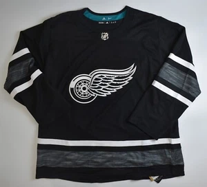 Camiseta deportiva de hockey Adidas Parley Detroit Red Wings NHL talla 60 (1388H) negra - Imagen 1 de 5