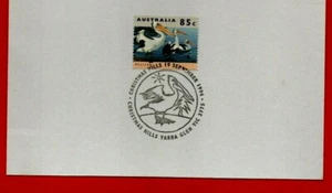 1994 CHRISTMAS HILLS Yarra Glen Victoria AU POSTMARK stamp bird PELICAN animal - Picture 1 of 3