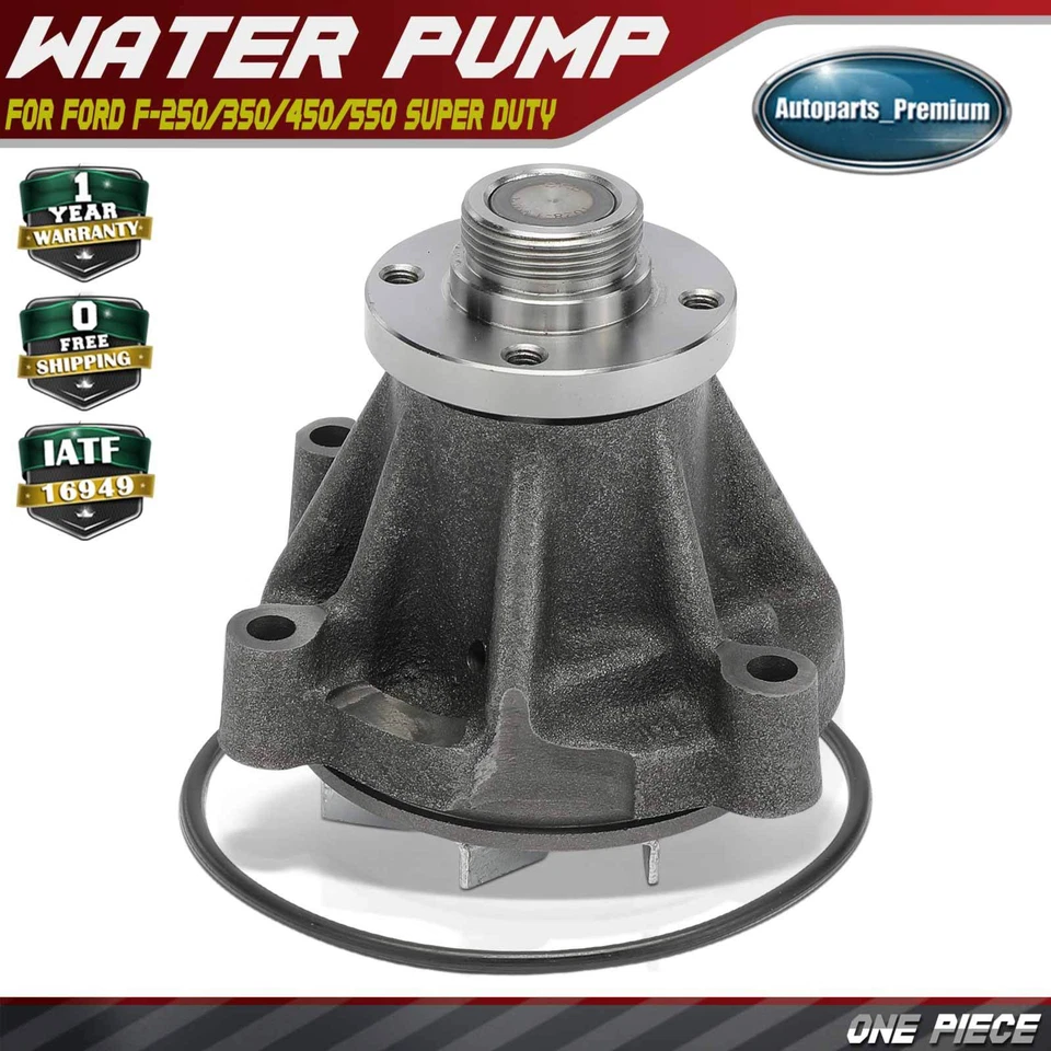 Bomba de agua del motor para Ford F-650 F-750 F-250/350/450/550 Super Duty Excursion Foto 1 de 4